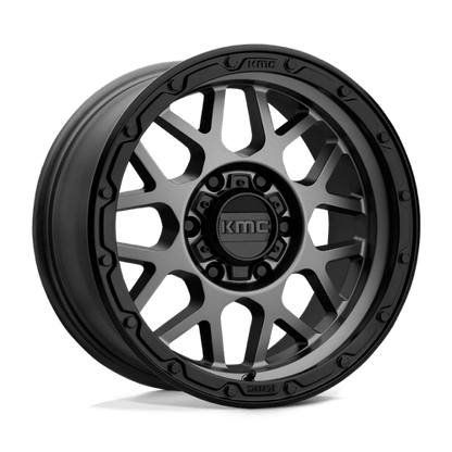 KMC KM535 GRENADE OFF-ROAD MATTE GRAY MATTE BLACK LIP