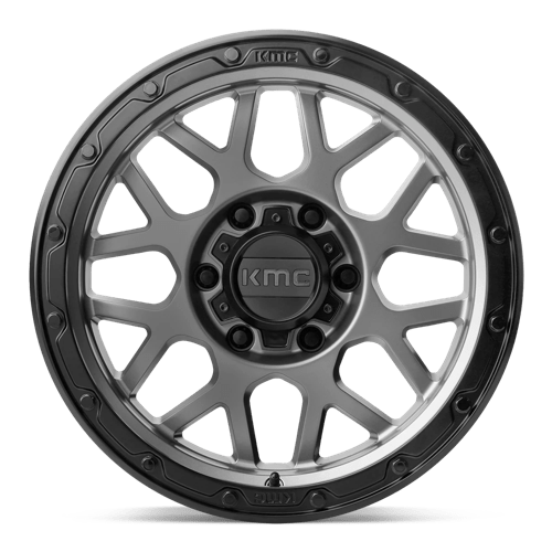 KMC KM535 GRENADE OFF-ROAD MATTE GRAY MATTE BLACK LIP