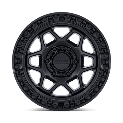 KMC KM553 TORX MATTE BLACK W/ GLOSS BLACK LIP