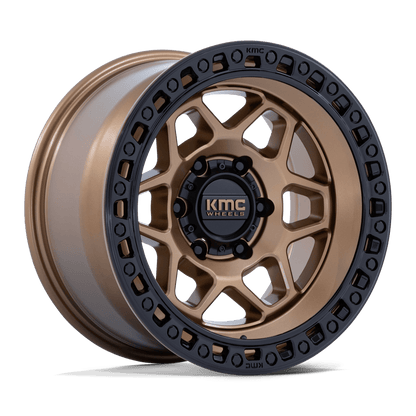 KMC KM553 TORX MATTE BRONZE WITH GLOSS BLACK LIP