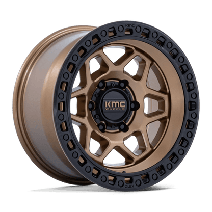 KMC KM553 TORX MATTE BRONZE WITH GLOSS BLACK LIP