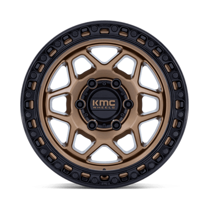KMC KM553 TORX MATTE BRONZE WITH GLOSS BLACK LIP