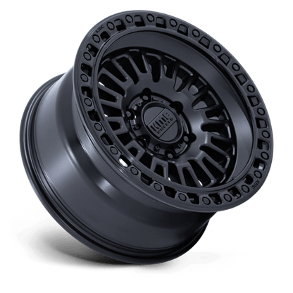 KMC KM554 AZTEC MATTE BLACK W/ GLOSS BLACK LIP