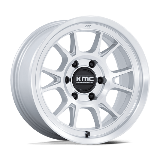 KMC KM729 RANGE GLOSS SILVER WITH MACHINED FACE KM729DX17855000
