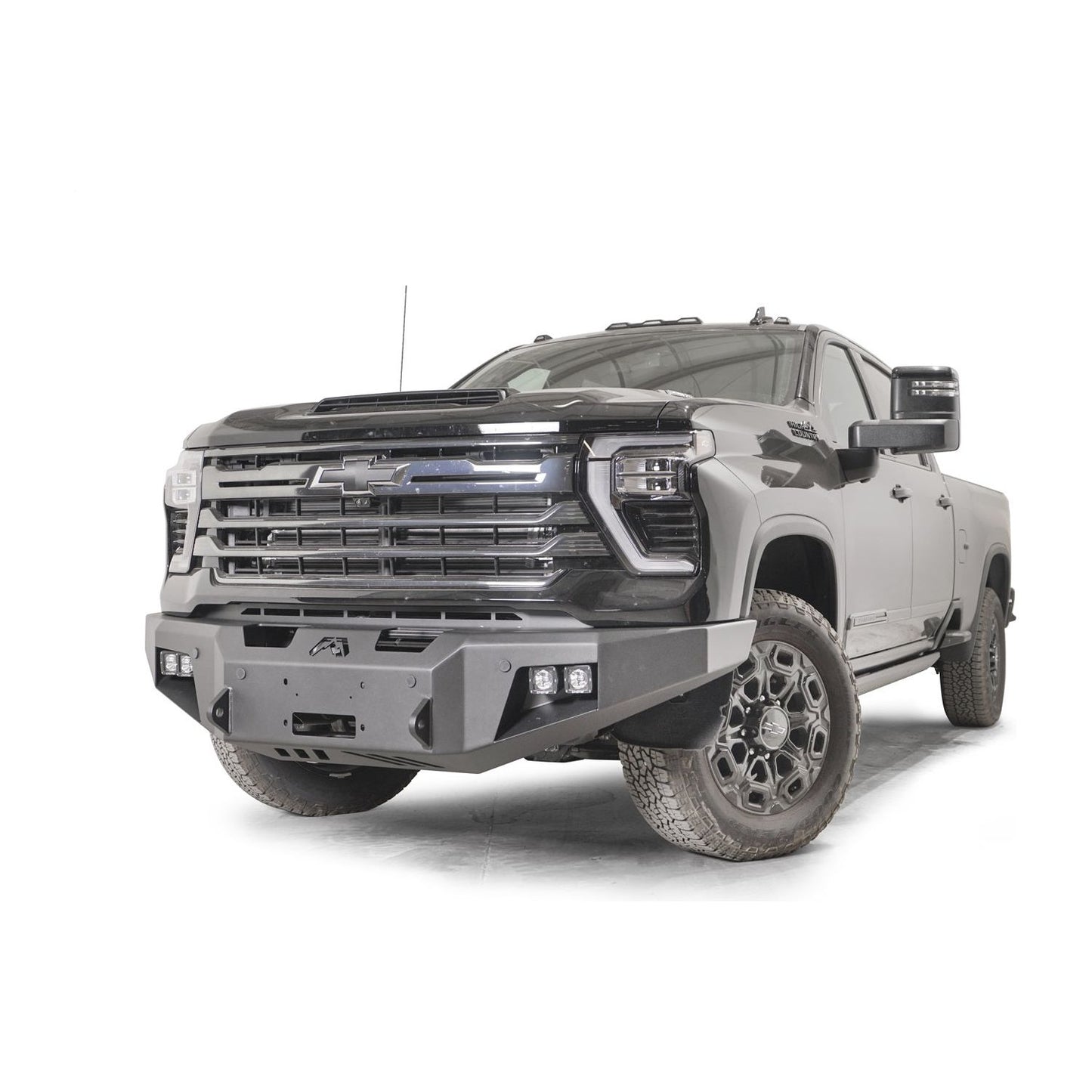 Fab Fours Premium Winch Front Bumper 2 Stage Black Powder Coated w/No Guard l CH24-A6151-1