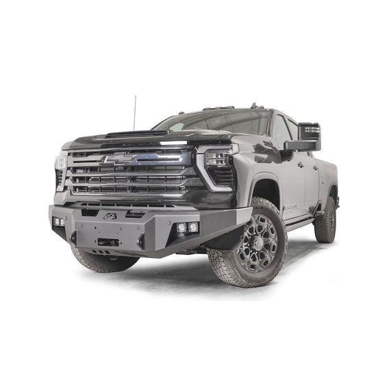 Fab Fours Premium Winch Front Bumper 2 Stage Black Powder Coated w/No Guard l CH24-A6151-1