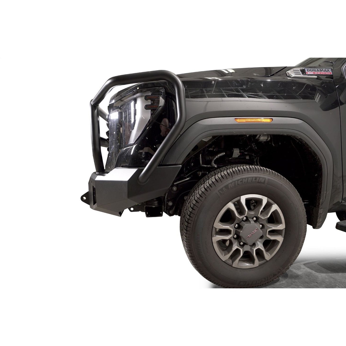 Fab Fours Premium Winch Front Bumper w/ Full Guard 2 Stage Black Powder Coat w/ Sensor l GM24-A6250-1