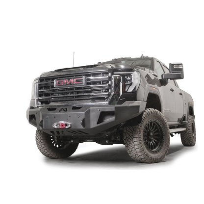 Fab Fours Premium Winch Front Bumper w/ No Guard 2 Stage Black Powder Coat w/ Sensor l GM24-A6251-1
