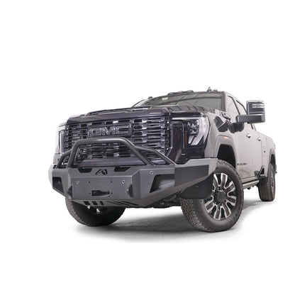 Fab Fours Premium Winch Front Bumper w/ Pre-Runner Guard 2 Stage Black Powder Coat w/ Sensor l GM24-A6252-1