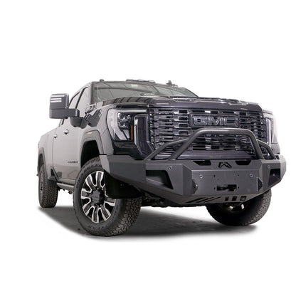 Fab Fours Premium Winch Front Bumper w/ Pre-Runner Guard 2 Stage Black Powder Coat w/ Sensor l GM24-A6252-1