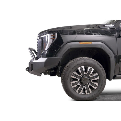 Fab Fours Premium Winch Front Bumper w/ Pre-Runner Guard 2 Stage Black Powder Coat w/ Sensor l GM24-A6252-1