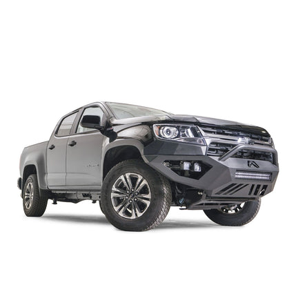 Fab Fours Vengeance Front Bumper w/Pre-Runner Guard Black Powder Coat 75 lbs. Weight 15 in. Height 71 in. Width 31.75 in. Depth l CC21-D5152-1