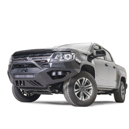 Fab Fours Vengeance Front Bumper w/Pre-Runner Guard Black Powder Coat 75 lbs. Weight 15 in. Height 71 in. Width 31.75 in. Depth l CC21-D5152-1