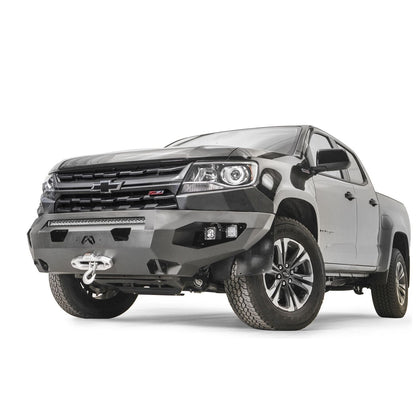 Fab Fours Matrix Front Bumper No Guard Black Powder Coat 131 lbs. Weight 15 in. Height 74 in. Width 25.5 in. Depth l CC21-X5151-1