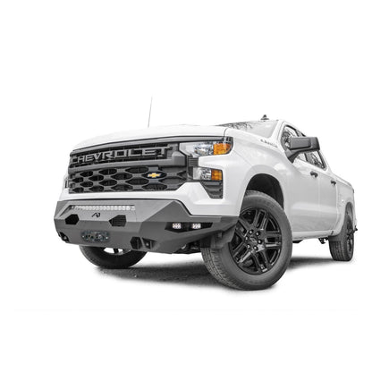 Fab Fours Matrix Front Bumper w/No Guard Black For Mount LED Cube Lights D-Ring Mounts l CS22-X5661-1