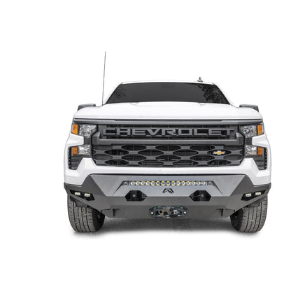 Fab Fours Matrix Front Bumper w/No Guard Black For Mount LED Cube Lights D-Ring Mounts l CS22-X5661-1