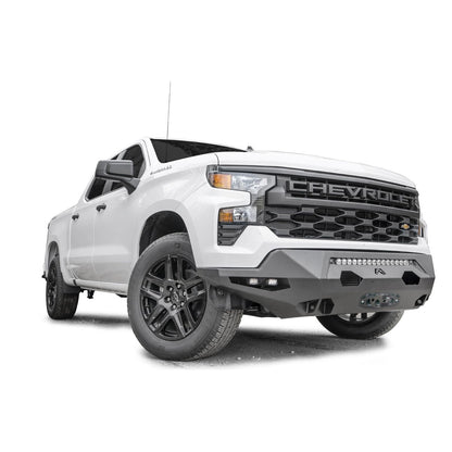 Fab Fours Matrix Front Bumper w/No Guard Black For Mount LED Cube Lights D-Ring Mounts l CS22-X5661-1