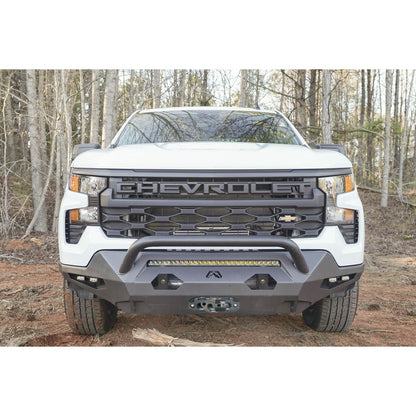 Fab Fours Matrix Front Bumper w/Pre-Runner Guard Black For Mount LED Cube Lights D-Ring Mounts l CS22-X5662-1