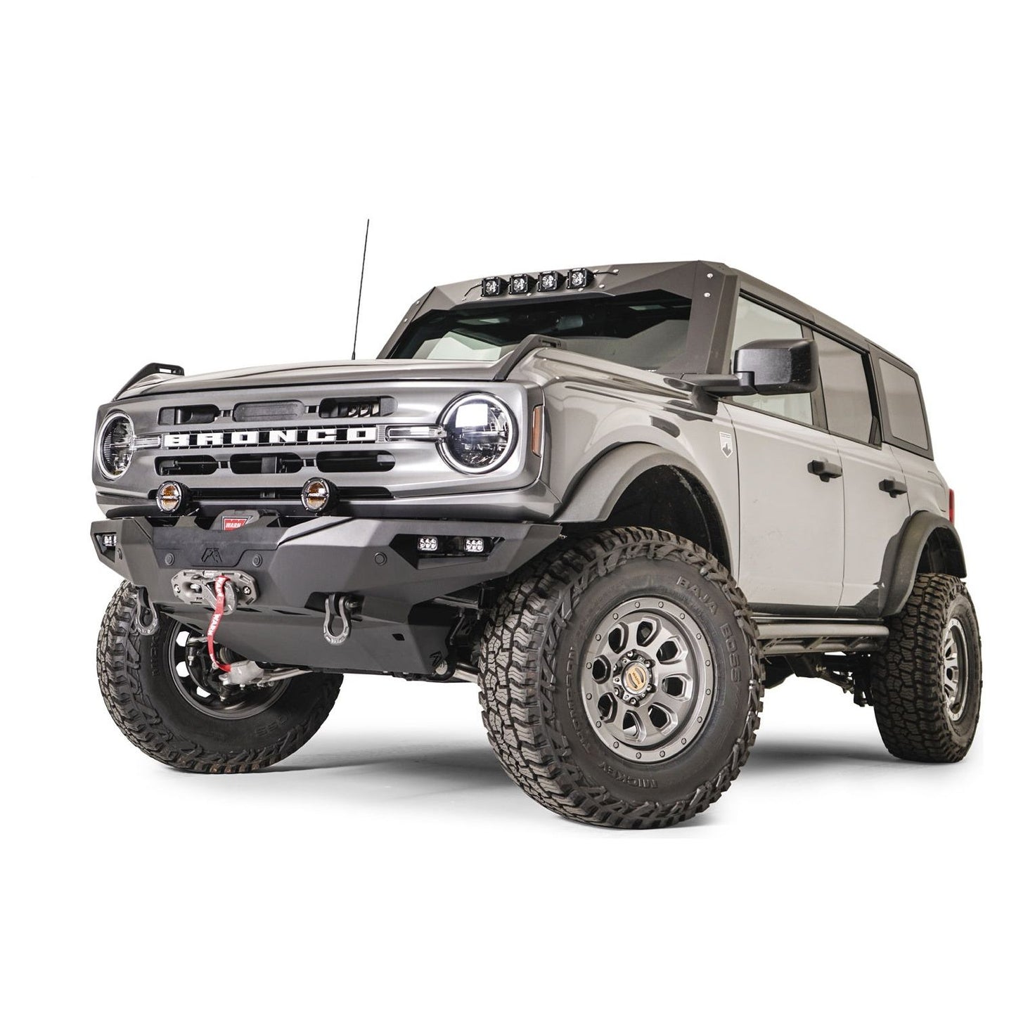 Fab Fours Lifestyle Winch Front Bumper 2 Stage Black Powder Coated w/No Guard l FB21-F5251-1