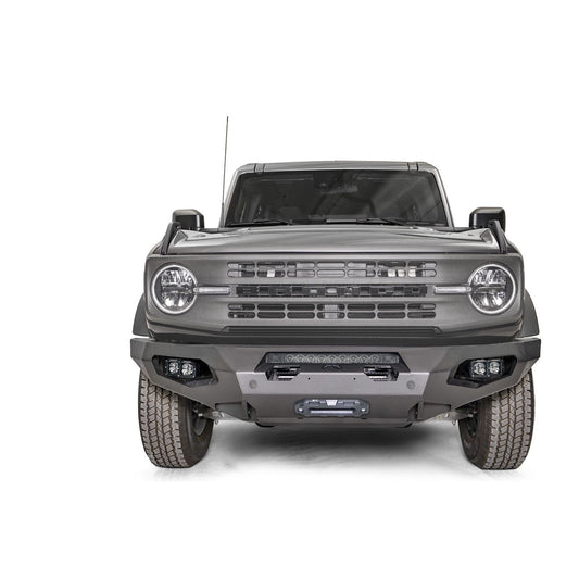 Fab Fours Matrix Front Bumper w/No Guard 2 Stage Matte Black Powder Coat l FB21-X5251-1