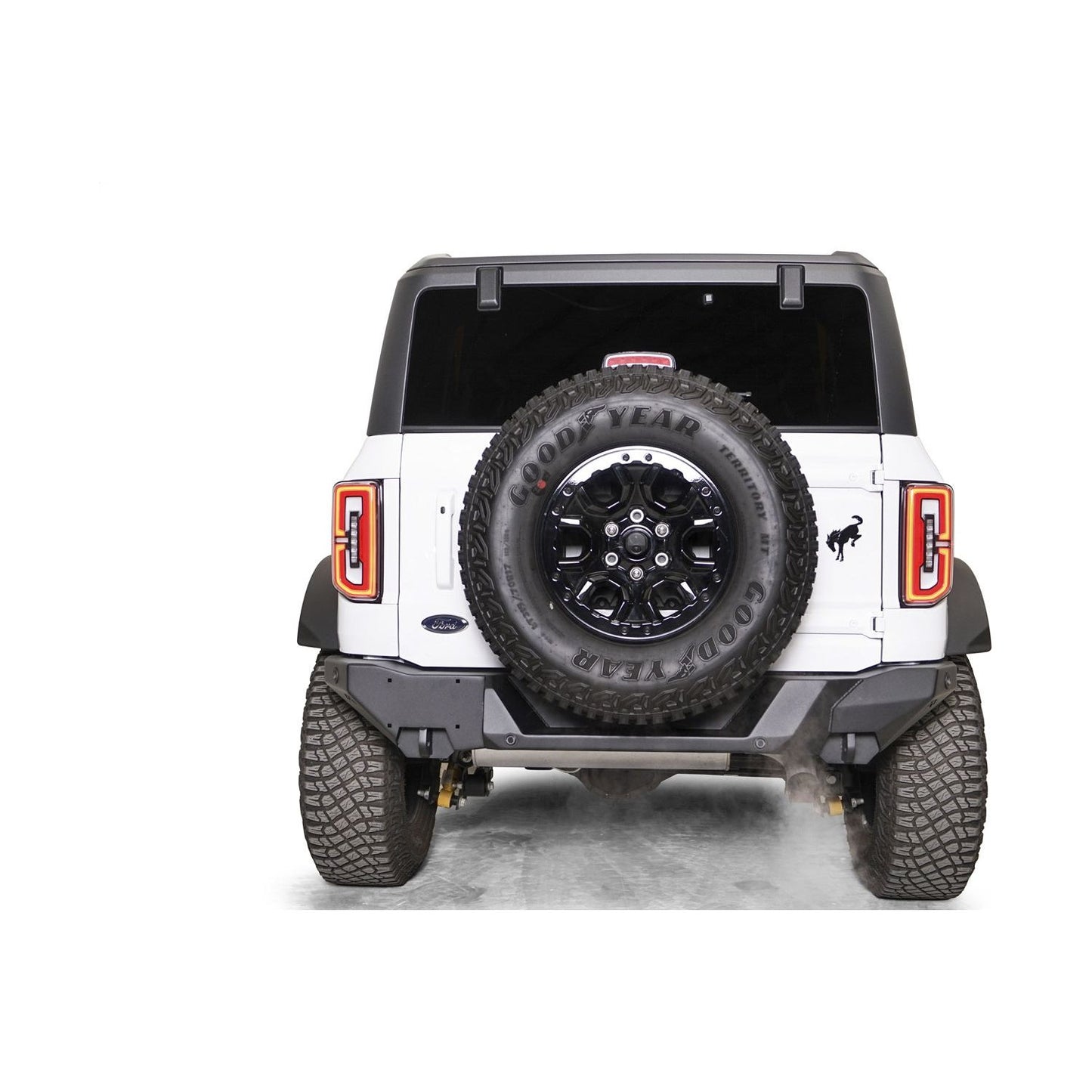 Fab Fours Premium Rear Bumper 2 Stage Black Powder Coated l FB21-Y5251-1