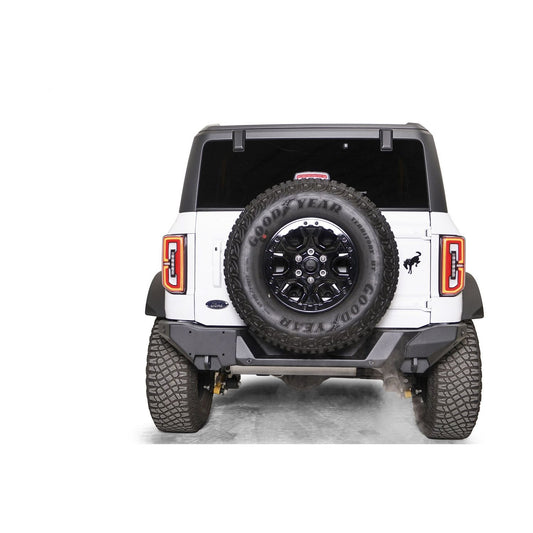 Fab Fours Premium Rear Bumper 2 Stage Black Powder Coated l FB21-Y5251-1