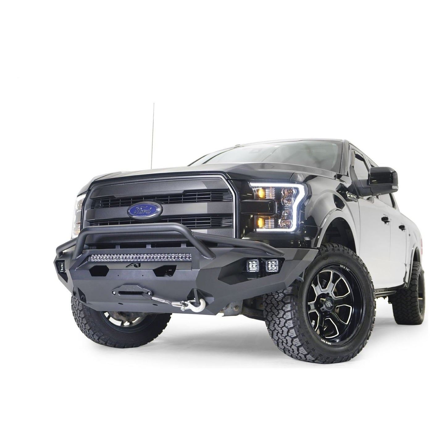 Fab Fours Matrix Front Bumper w/Pre-Runner Guard l FF15-X3252-1
