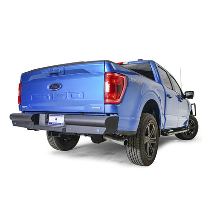 Fab Fours Elite Rear Bumper Sensor Compatible 12 Gauge Steel Black Powder Coat 85 lbs. l FF21-U5050-1