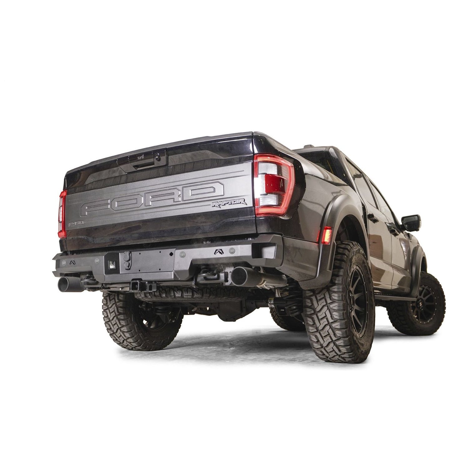 Fab Fours Premium Rear Bumper 2 Stage Black Powder Coated l FR21-W5351-1