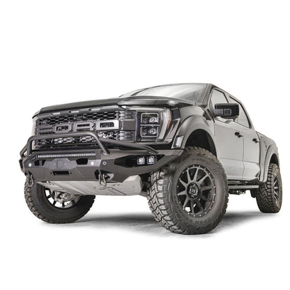 Fab Fours Matrix Front Bumper 2 Stage Black Powder Coated w/Pre-Runner Guard ACC Compatible l FR21-X5352-1