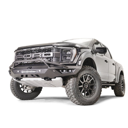 Fab Fours Vengeance Front Bumper 2 Stage Black Powder Coated w/Pre Runner Guard l FR21-D5352-1