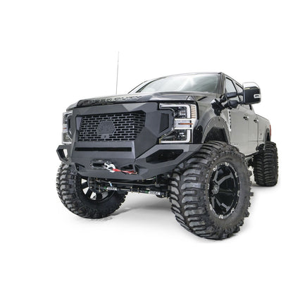 Fab Fours Grumper Front Winch Bumper 2 Stage Black Powder Coat l GR4700-1