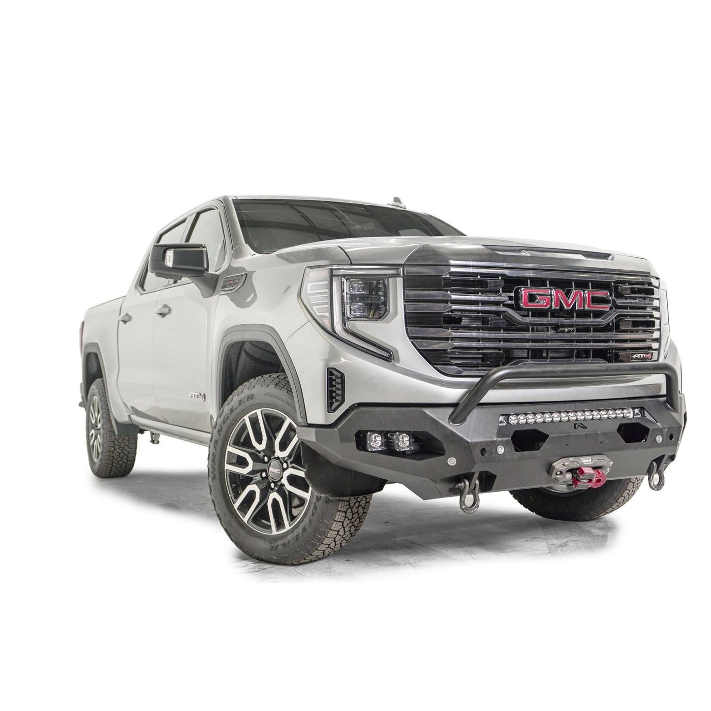 Fab Fours Matrix Front Bumper 2 Stage Black Powder Coated w/Pre-Runner Guard l GS23-X5852-1