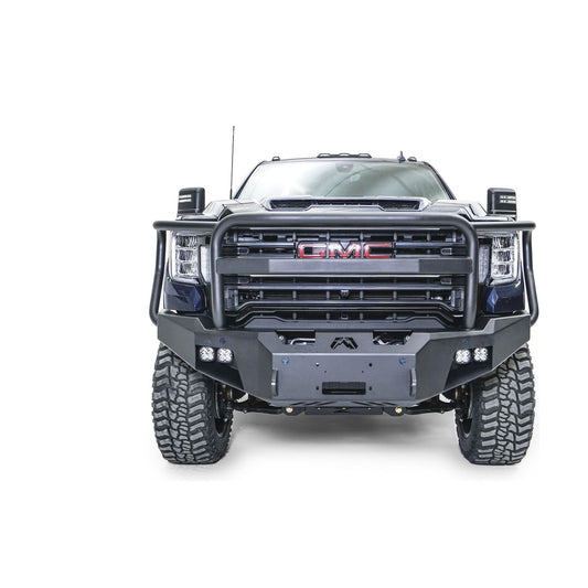 Fab Fours Premium Winch Front Bumper w/Full Grill Guard l GM20-A5050-1