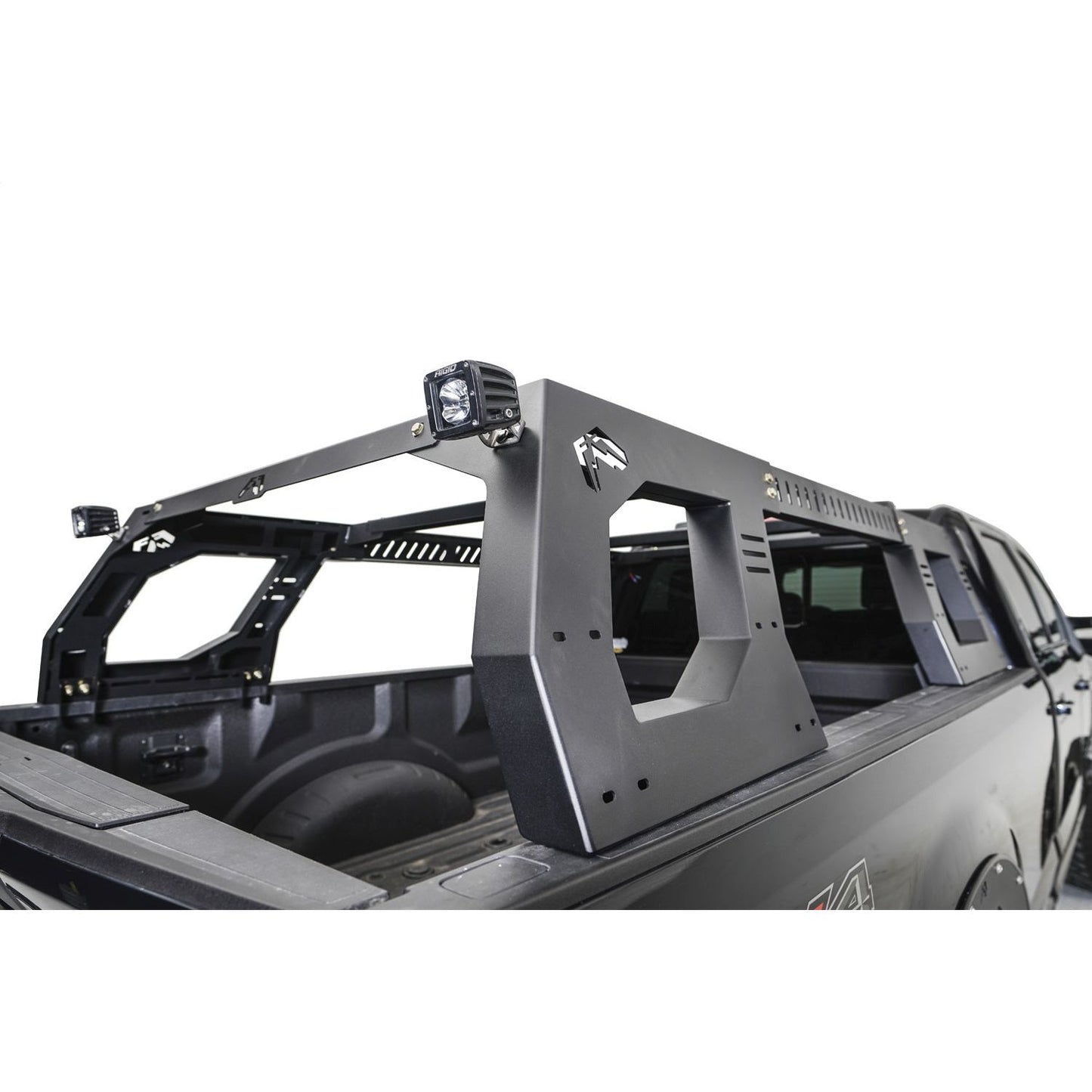 Fab Fours Overland Rack Hold 700 lbs. Static Weight 300 lbs. Dyniamic Weight 2 Stae Matte Black Powder Coat l RACK01-01-1