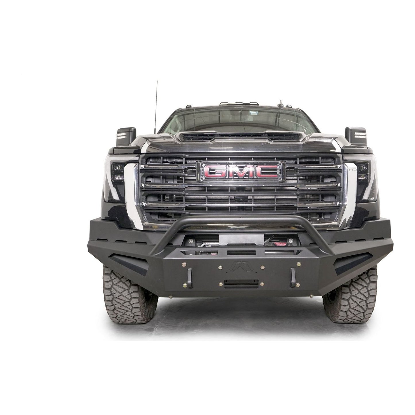 Fab Fours Red Steel Front Bumper w/ Pre-Runner Guard l GM24-RS6262-1