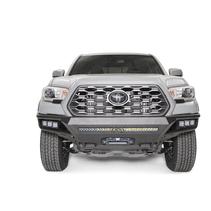 Fab Fours Winch Front Bumper w/No Guard 2 Stage Matte Black Powder Coat l TB16-01-1
