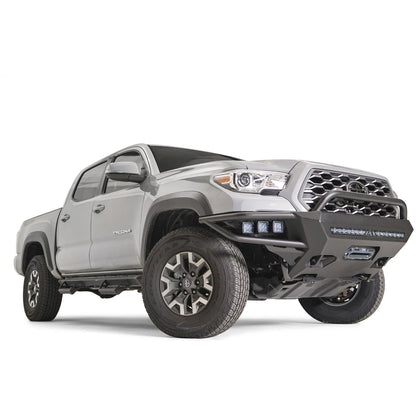 Fab Fours Winch Front Bumper w/Pre-Runner Guard 2 Stage Matte Black Powder Coat l TB16-02-1