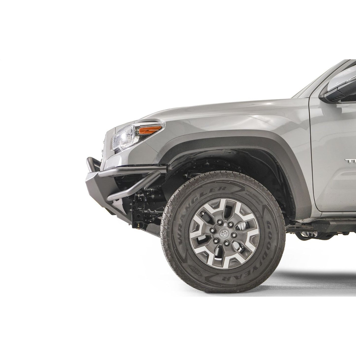Fab Fours Winch Front Bumper w/Pre-Runner Guard 2 Stage Matte Black Powder Coat l TB16-02-1