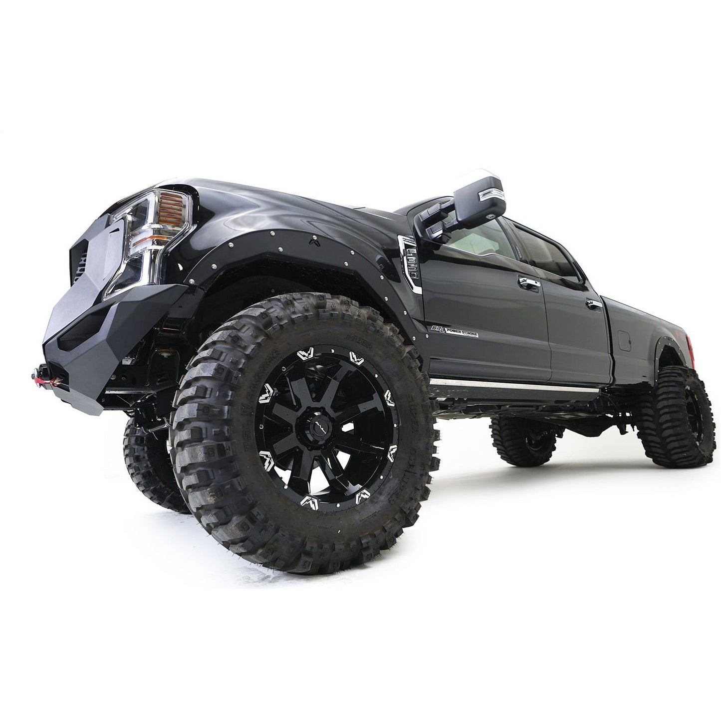 Fab Fours Open Fender System 2 Stage Black Powder Coat l TF4200-1