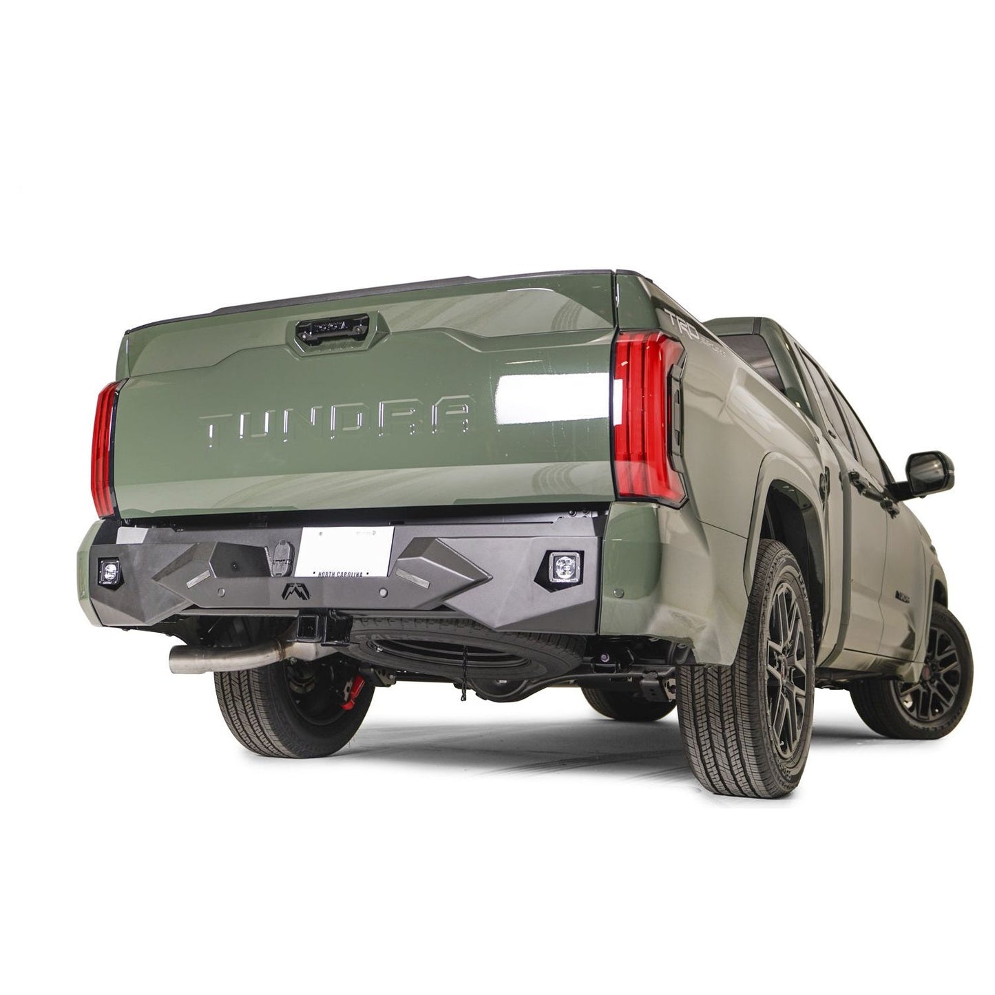 Fab Fours Vengeance Rear Bumper 2 Stage Black Powder Coated l TT22-E5451-1