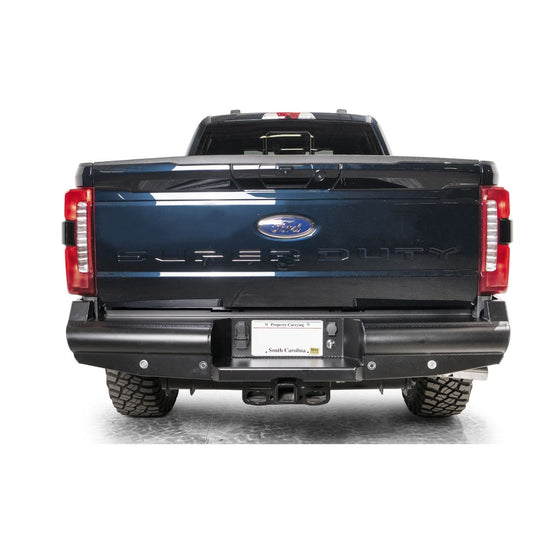 Fab Fours Elite Rear Bumper Black Steel l FS23-U5950-1