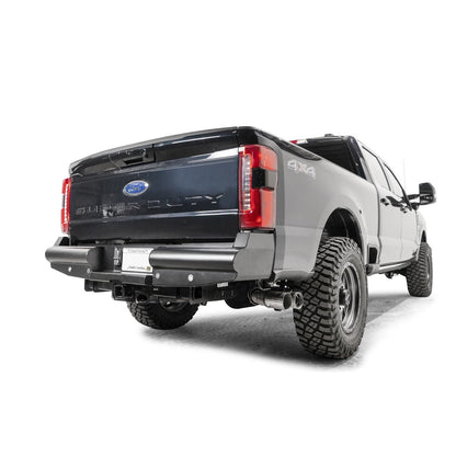 Fab Fours Elite Rear Bumper Black Steel l FS23-U5950-1