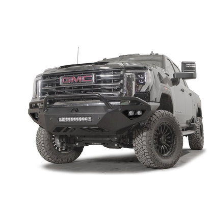 Fab Fours Vengeance Front Bumper w/ Pre-Runner Guard 2 Stage Black Powder Coat l GM24-V6252-1