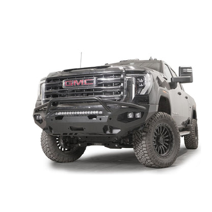 Fab Fours Matrix Front Bumper 2 Stage Black Powder Coat w/Pre-Runner Guard l GM24-X6252-1