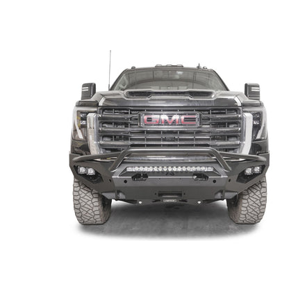 Fab Fours Matrix Front Bumper 2 Stage Black Powder Coat w/Pre-Runner Guard l GM24-X6252-1