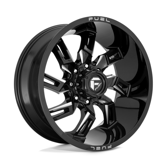 Fuel 1PC D747 LOCKDOWN GLOSS BLACK MILLED