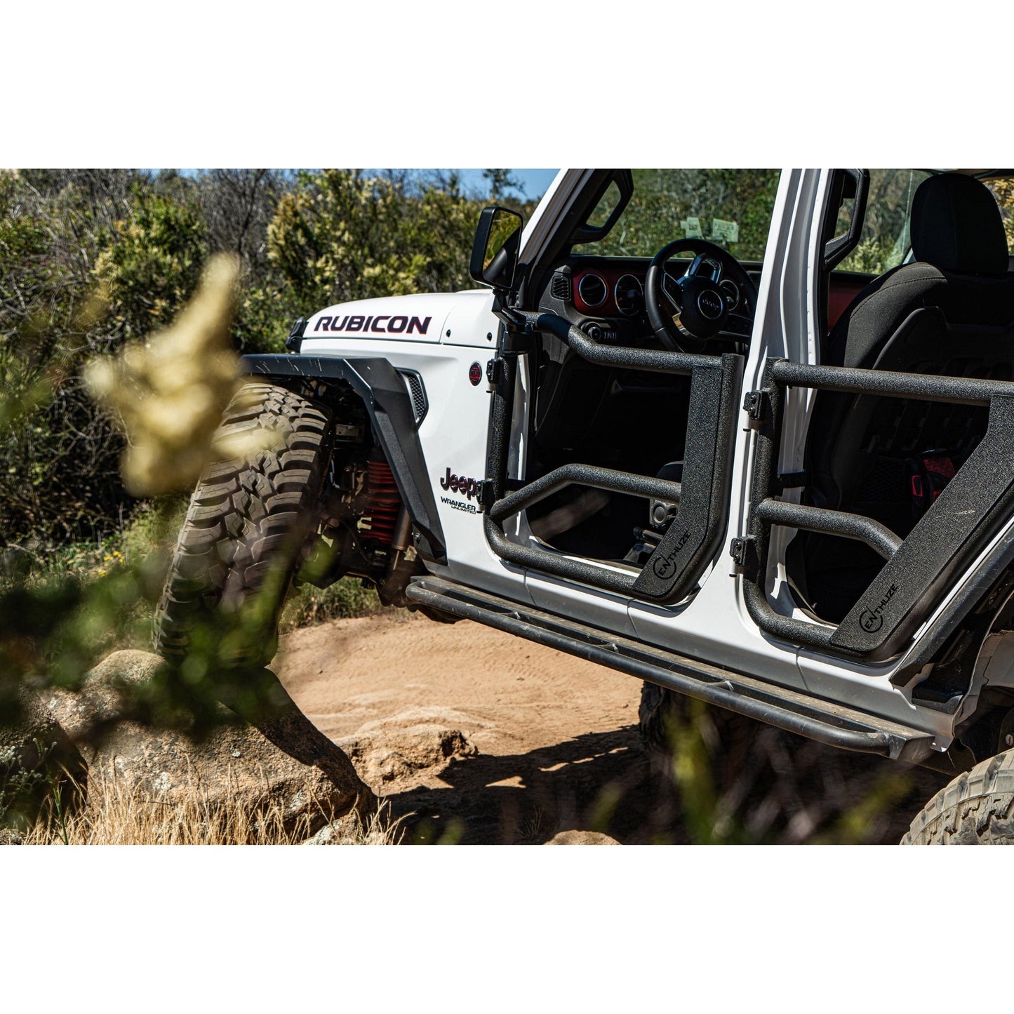 ENTHUZE| Jk 1.5" Tube Doors; Rear |ACTENTJ8441
