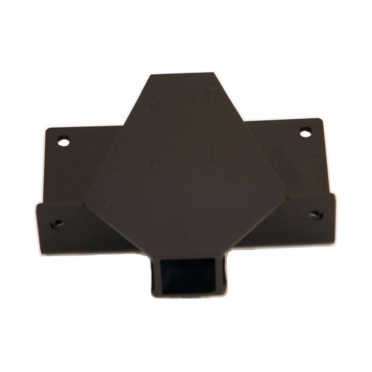 Fab Fours 2 in. Receiver Hitch 2 Stage Black Powder Coated Fits Any Fab Fours Front Winch Bumper In Place Of A Winch l M1250-1