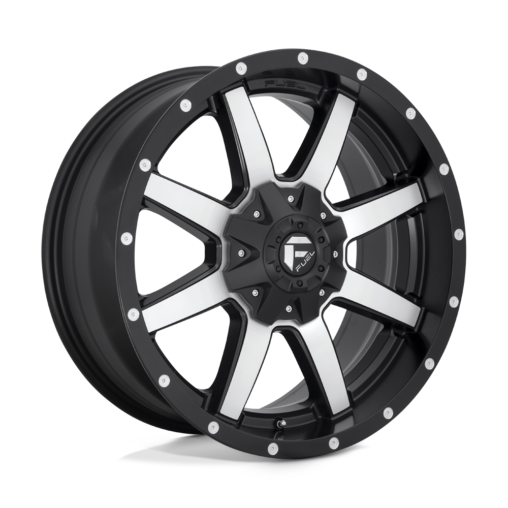 Fuel 1PC D537 MAVERICK MATTE BLACK MACHINED